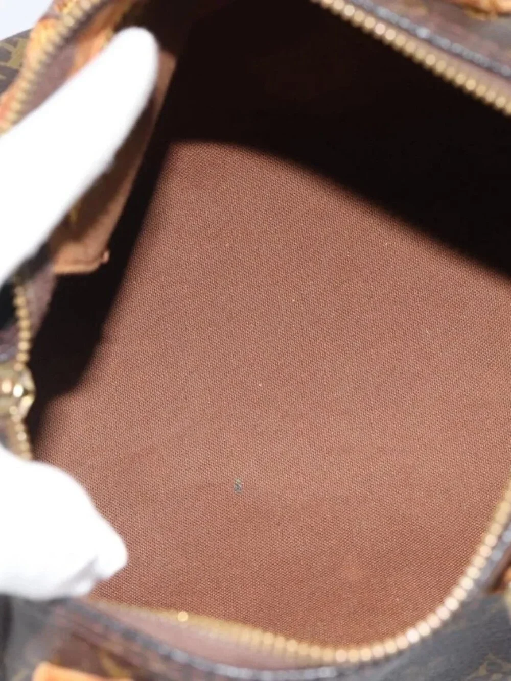 LOUIS VUITTON Monogram Speedy 25 Hand Bag M41528 LV Auth 189351